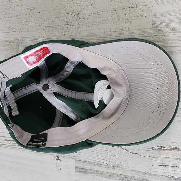 Michigan State Spartans green embroidered baseball hat cap adjustable - Picture 6 of 10